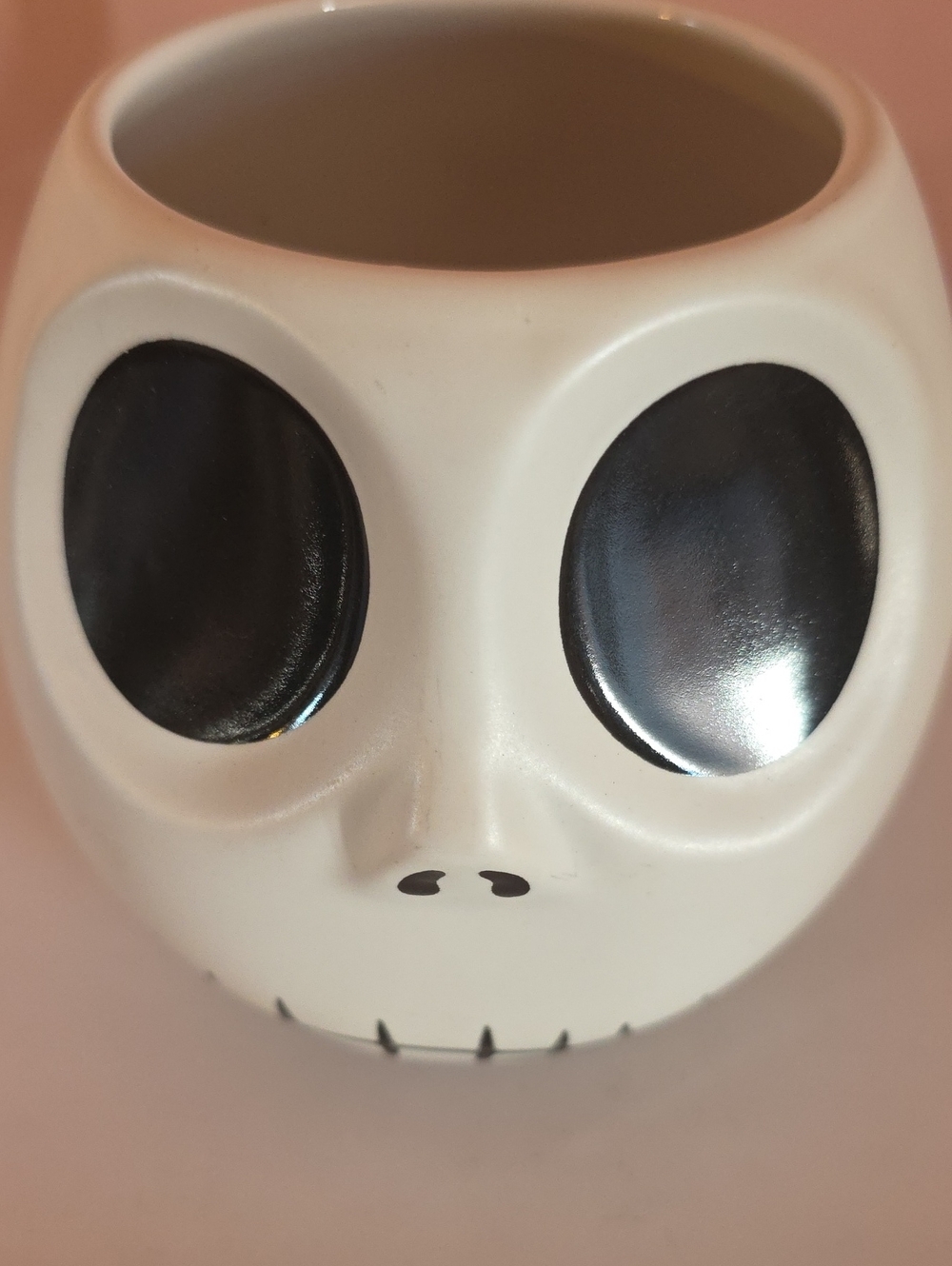 Disney White & Black Jack Skellington Ceramic Mug